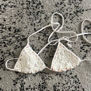 Pretty floral swim top